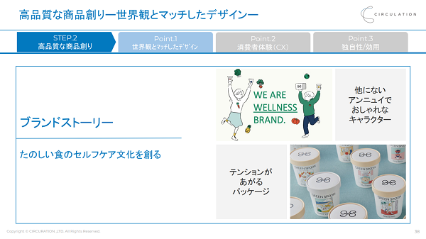 世界観とマッチしたデザイン