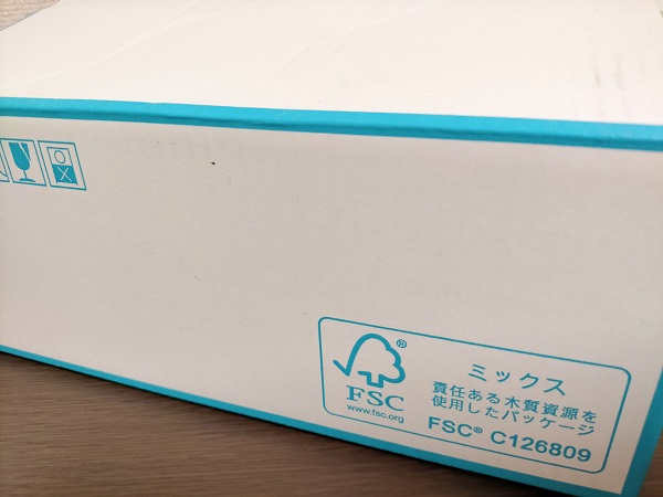 FSC認証を受けた段ボール