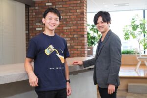 株式会社ヤッホーブルーイング　植野さん（写真左）auコマース&ライフ株式会社　石田さん（写真右）