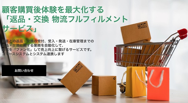 出典:富士ロジテック / 返品・交換 物流フルフィルメントサービス