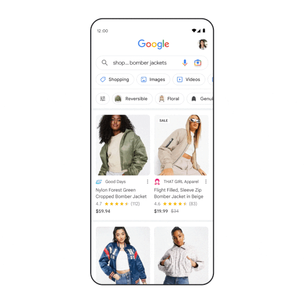 Trending nowで流行りの商品を教えてくれる