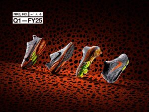 ナイキ、2025年度第１四半期決算発表：売上減少とデジタル分野の停滞に直面