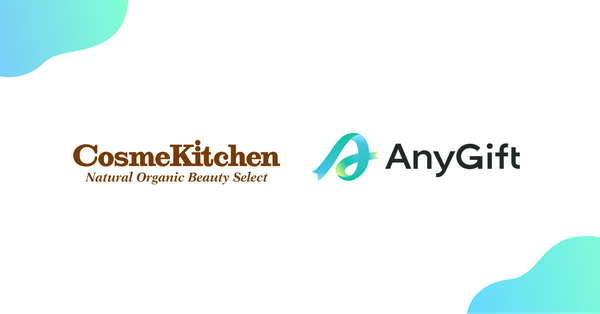 AnyReachがCosme Kitchenにeギフトサービス「AnyGift」を提供開始。サプライズギフトが手軽に!