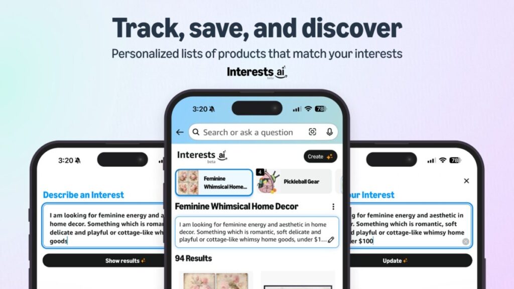 Amazon Interestsとは?アマゾンが米国で提供を開始した“関心事に応じた商品提案”AI機能