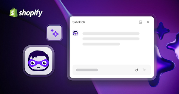 Shopify、AI搭載コマースアシスタント「Sidekick」に高度な推論機能と画像生成機能を統合した大規模アップデートを発表