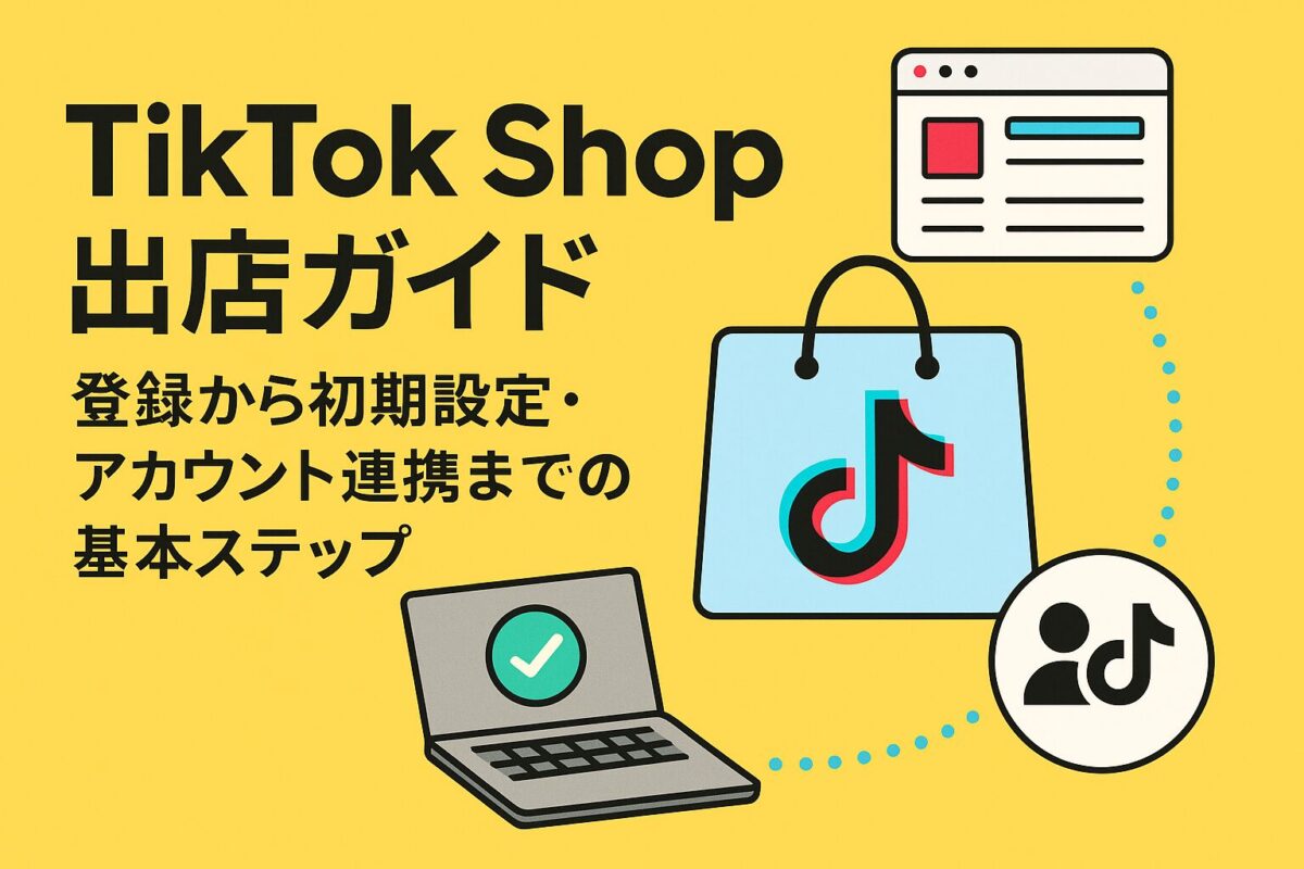 TikTok Shop出店ガイド：登録から初期設定・アカウント連携までの基本ステップ