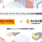 グリニッジの「らくらく在庫」がタワーレコード マーケットプレイスとAPI連携開始、複数EC店舗の在庫管理を効率化