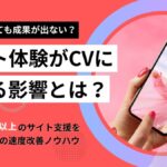 LPOをやっても成果が出ない？サイト体験がCVに与える影響とは
