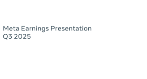 Meta、2025年第３四半期決算：AIが広告効率を進化させ、次世代の消費体験を再設計