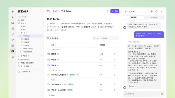ナレッジ機能の説明