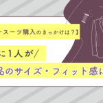 オーダースーツ購入のきっかけ調査、23.9%が「既製品のサイズやフィット感に不満」と回答
