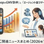 「TikTok ShopのGMV急伸」と「エージェント型コマースの実装進展」EC関連ニュースまとめ【2026年１月】