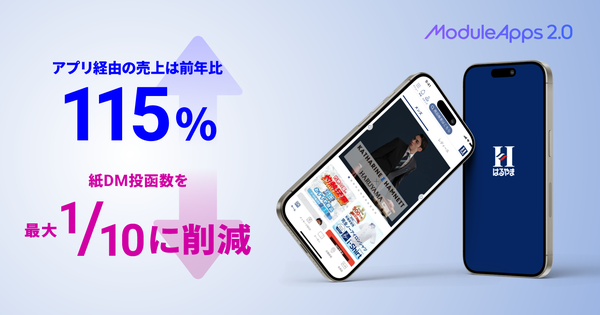 DearOneとはるやま、公式アプリリニューアルで売上115%成長・紙DMを最大1/10に削減