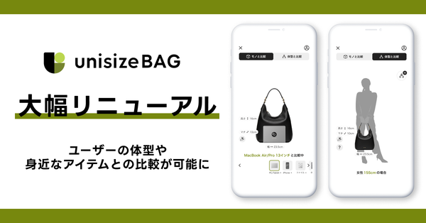 メイキップ、バッグEC向けサイズレコメンドエンジン「unisizeBAG」をAI活用で大幅リニューアル