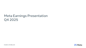 Meta、2025年第４四半期決算：広告配信の精度向上が成長を牽引、EC広告需要が最大の伸び要因に