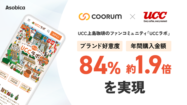 UCC上島珈琲のファンコミュニティ「UCCラボ」、購入金額1.9倍増・好意度84%向上の効果を実証