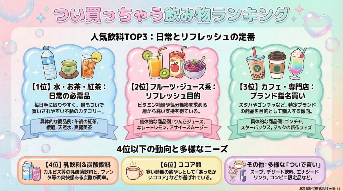 衝動買いした飲料