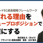 選ばれる理由をバリュープロポジションで明確にする【久のブランドEC成長戦略フレームワーク】