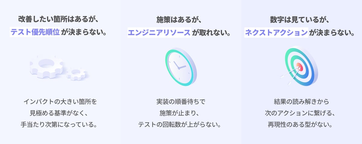 ABテストのインハウス運用に立ちはだかる「3つの壁」
