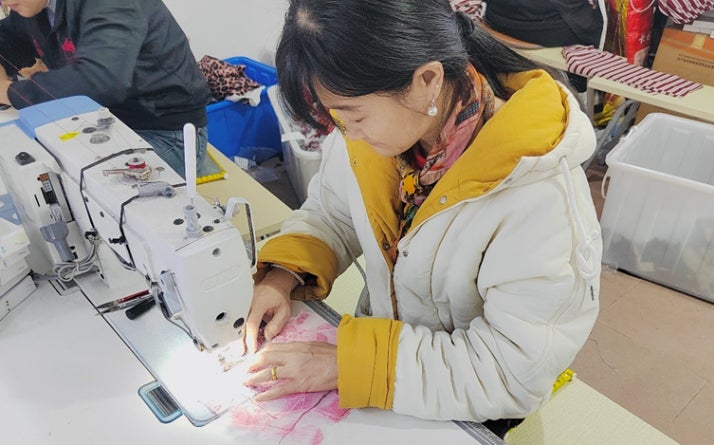 Huang Cheng氏の工場