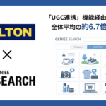 GENIEE SEARCHのUGC連携機能、ダルトン公式オンラインショップでCVRが約6.7倍に向上