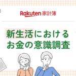 楽天家計簿が「新生活におけるお金の意識調査」を実施、3,085名の調査で約8割が家計簿を重要視と回答