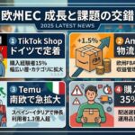 【海外ニュース】TikTok Shopの浸透、Amazonの追加料金、欧州ECの成長と課題が交錯