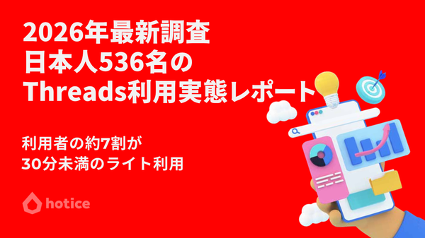 Threads利用実態調査2026|約7割が30分以内の利用で高効率な情報インフラに定着、20代の3割が毎日利用