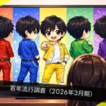 LINEリサーチが2026年3月期の若年層流行調査を発表、「M!LK」が初の1位獲得、シール関連が急上昇