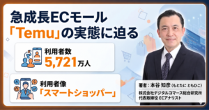 既によく知られた存在「Temu」その解像度を上げて実態に迫る