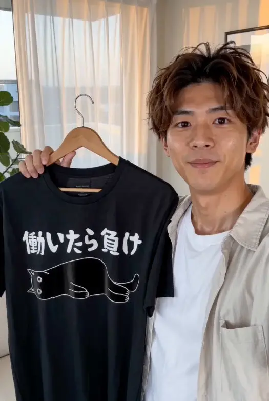 Tシャツ紹介 - 試着UGC動画