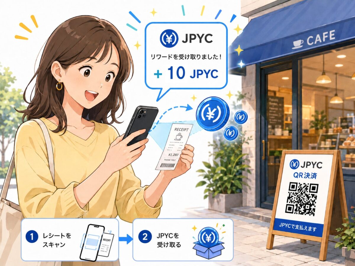 SUSHI TOP OCR JPYC配布イメージ