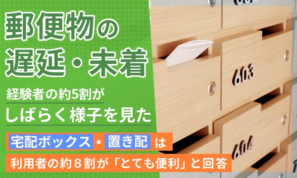 郵便物の受け取りトラブル調査、33.2%が「届かない・遅れた」経験あり―NEXER調べ