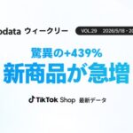 TikTok Shop日本市場、GMV10.63億円で3週連続回復 高単価商品へのシフトが鮮明に