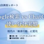 検索エンジンとChatGPTの使い分け実態調査、約72%が「意思決定時間短縮」を実感―ナレッジホールディングス