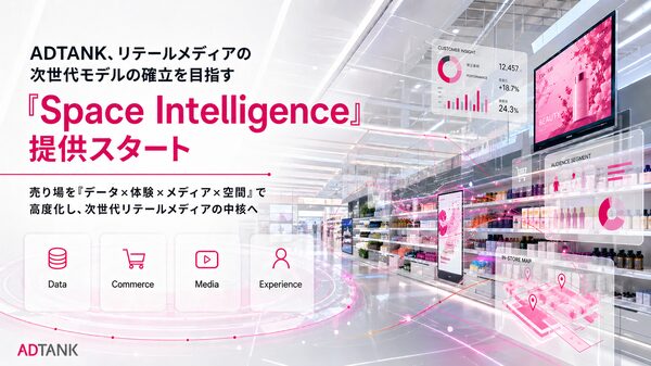 ADTANK、リテールメディア事業を加速する新サービス「Space Intelligence」の提供を開始