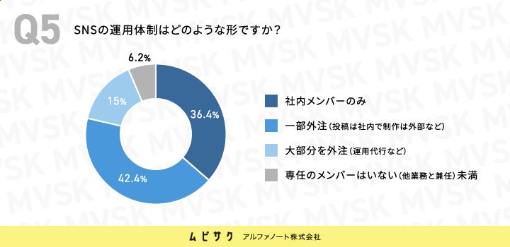 SNSの運用体制はどのような形ですか？