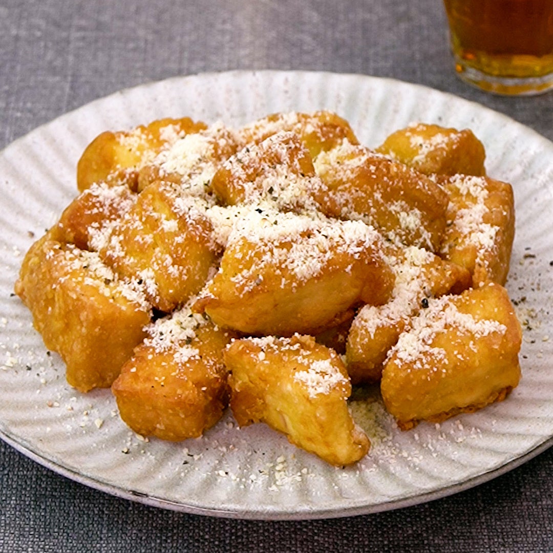 厚揚げのチーズ唐揚げ