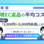越境ECの返品対応に関する調査、半数が「国内ECより返品コストが高い」と回答―Return Helper株式会社
