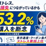 ネット通販利用時のストレス調査、47.0％がストレスを経験し53.2％が購入中断の実態明らかに