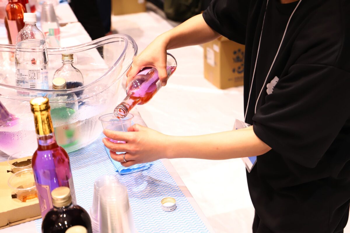 試飲ブースの様子