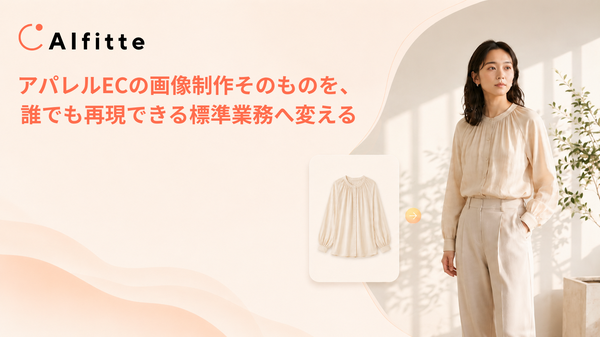アパレルEC向けAIモデル生成サービス「AIfitte」、ハイテックシステムズが提供開始