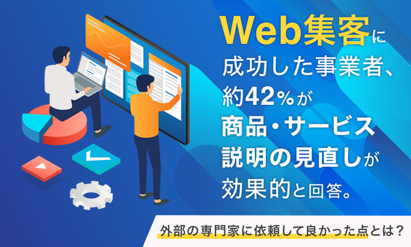 ホームページからの集客成功は約4割、成功要因の最多は「商品・サービス説明の見直し」株式会社NEXER Groupと株式会社GOSPAが調査