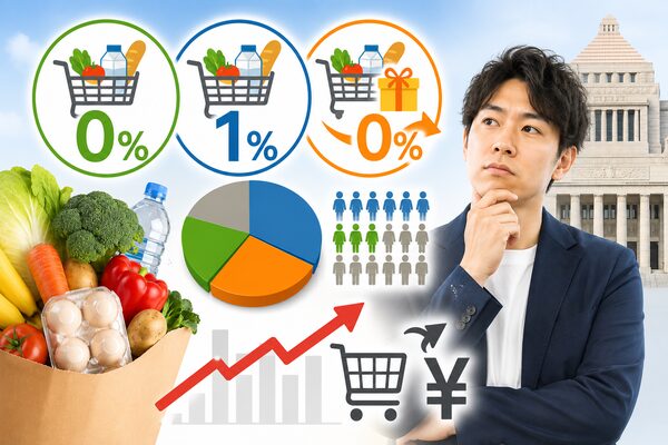 食料品の消費税に関する意識調査、6割が軽減税率引き下げを支持「脱・税理士スガワラくん」調べ
