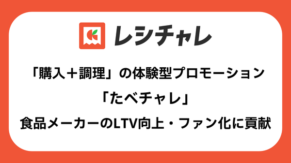 レシチャレの「たべチャレ」、購買リピート率向上とLTV改善効果を実証|クラシル株式会社