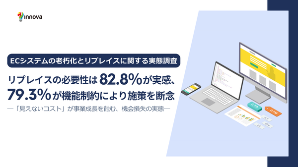 ECシステムの老朽化が深刻化、6年以上運用が約75%で「不満なし」は0%という実態が明らかに