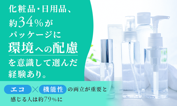 環境配慮パッケージとブランド信頼度の関係性を調査 約7割がスパウトパウチ採用ブランドに好印象