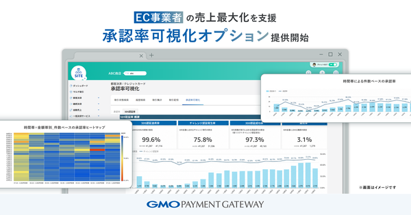 GMO-PG、クレジットカード決済の「承認率可視化オプション」を7月提供開始 3Dセキュア認証状況も分析可能に
