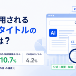 AI検索で引用される記事タイトル、85.1%が「比較検討系」と判明―Optyino.ai調査