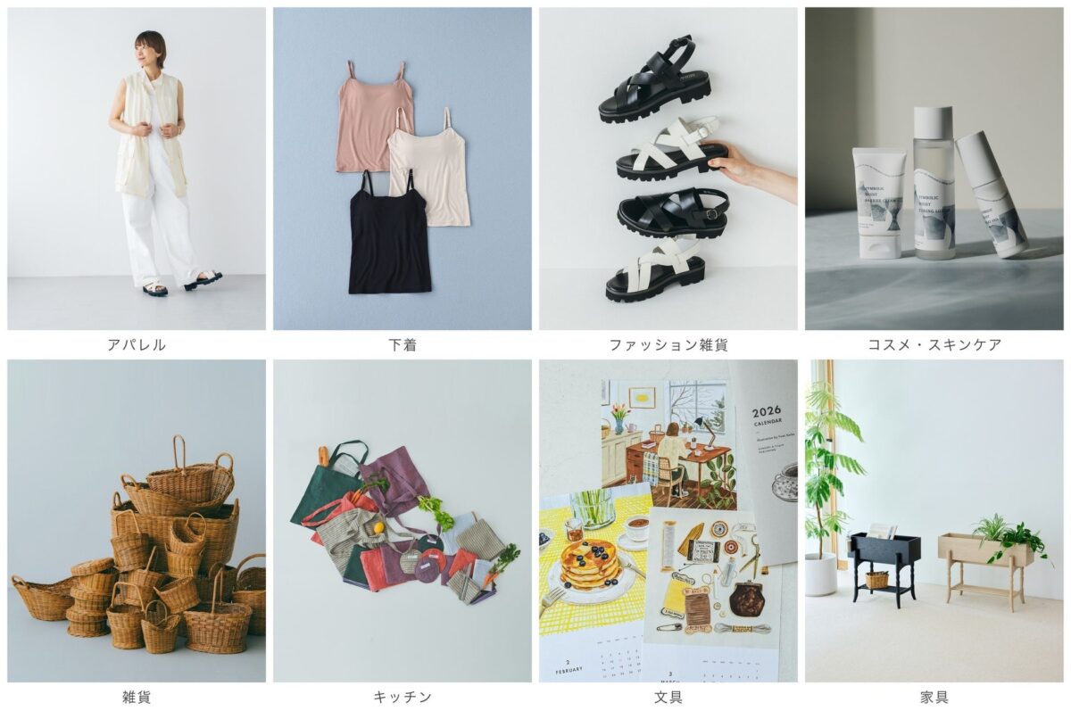 オリジナル商品は、カテゴリーを拡大しながら成長